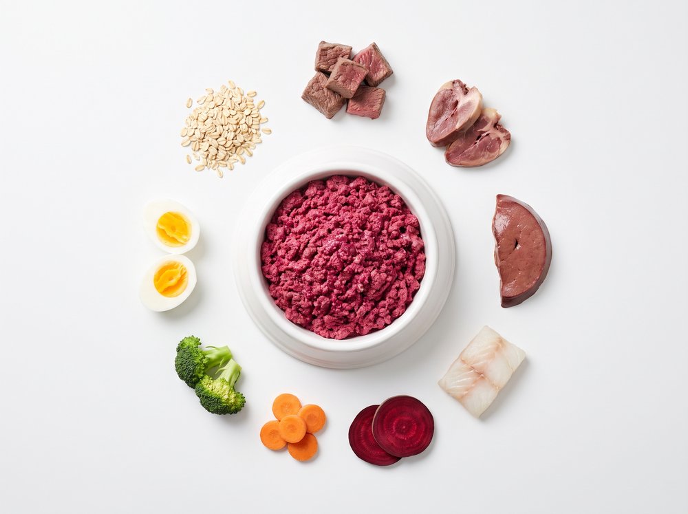 Carne a la parrilla con remolacha — comida natural para perros CorsoDogs